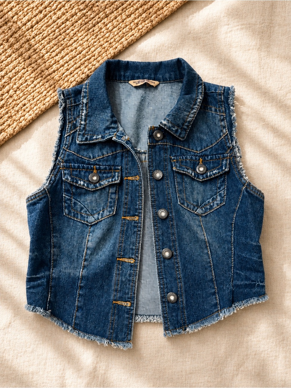 Highway Jeans cropped Denim Vest